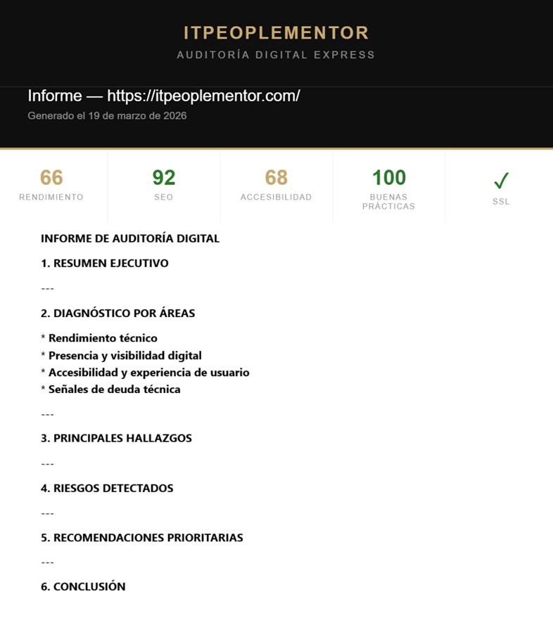 Ejemplo de Informe Auditoría Digital